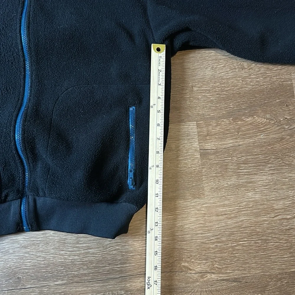 Vintage Columbia Fleece Jacket Men's Medium Black Pink Blue‎ Colorblock Full Zip